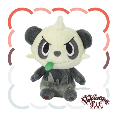 Officiële Pokemon center Pokemon fit knuffel Pancham 14cm 